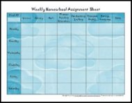 5 Free Printable Homeschool Schedules And Printable Homeschool Forms And Charts